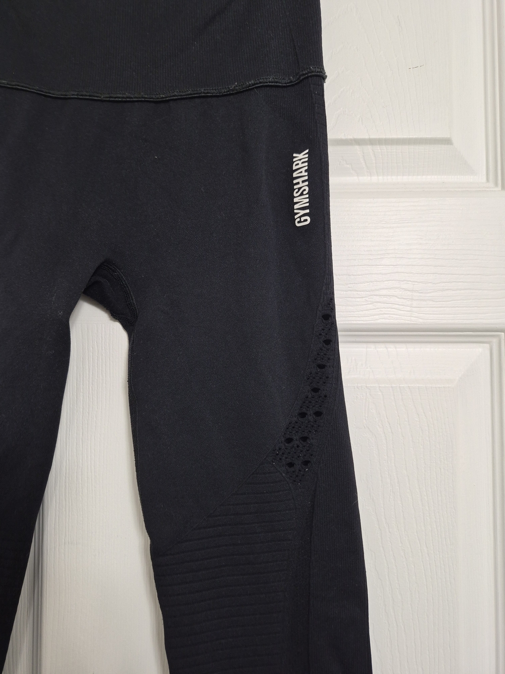 Gymshark Kids Black High-Waist Leggings - Picture 2 of 7
